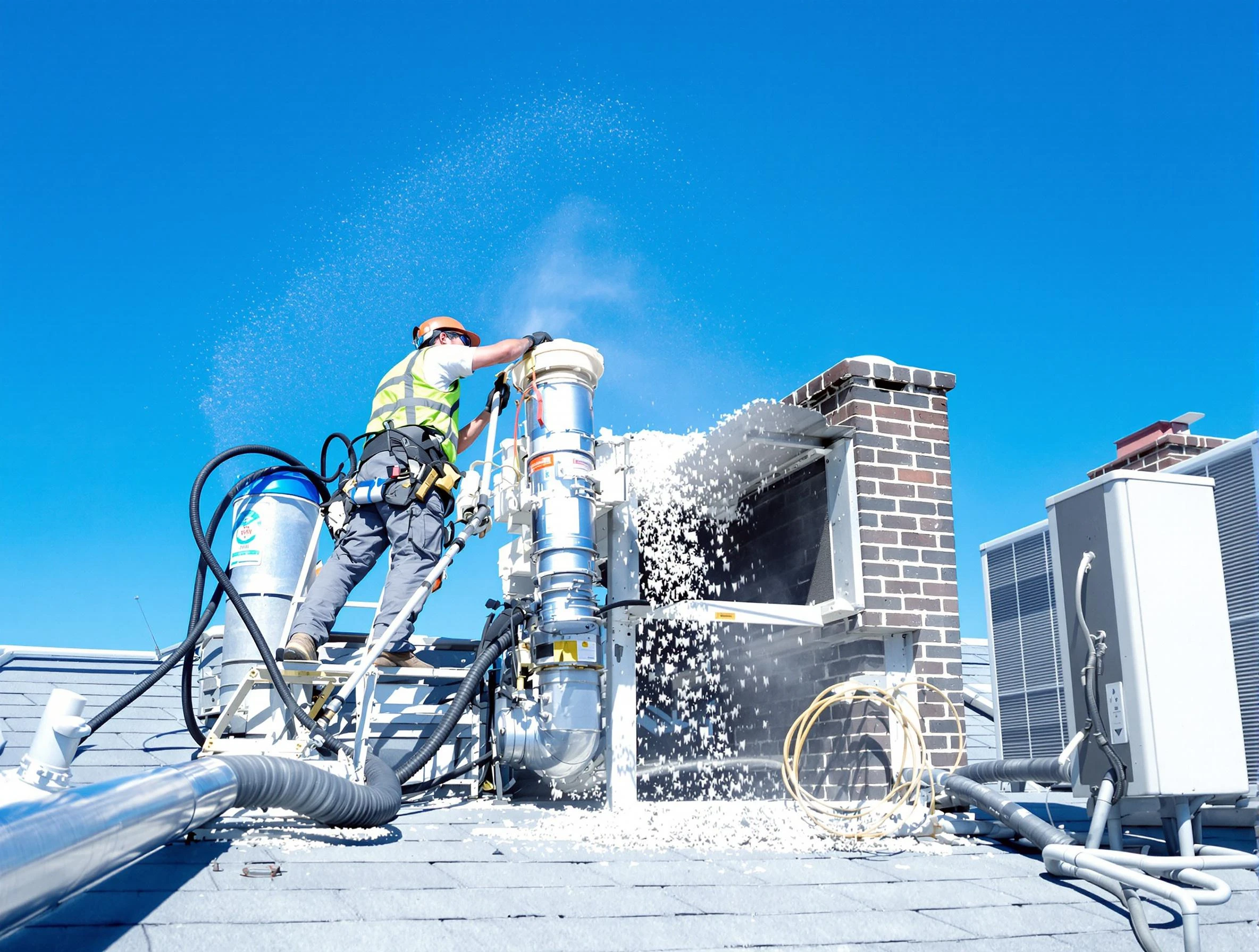 Expert roof dryer vent cleaning by Roy Dryer Vent Cleaning in Roy